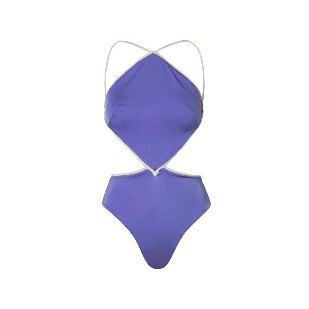 Baobab Kira One Piece Swimsuit Berry Purple One Size Small NEW NWT